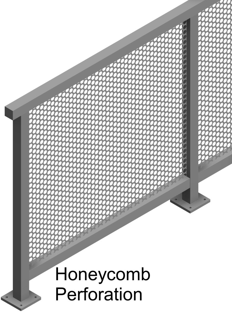 Free Railings Revit Download – Galaxy Perforated Guardrail – BIMsmith ...